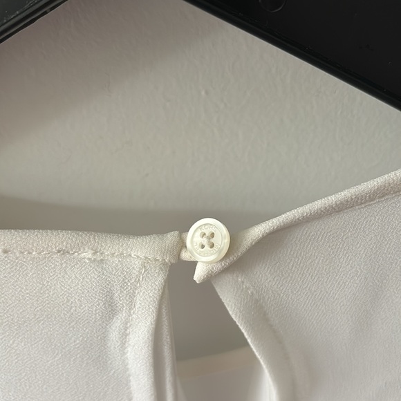 MICHAEL Michael Kors White Women’s Long Sleeve Blouse - Picture 6 of 7